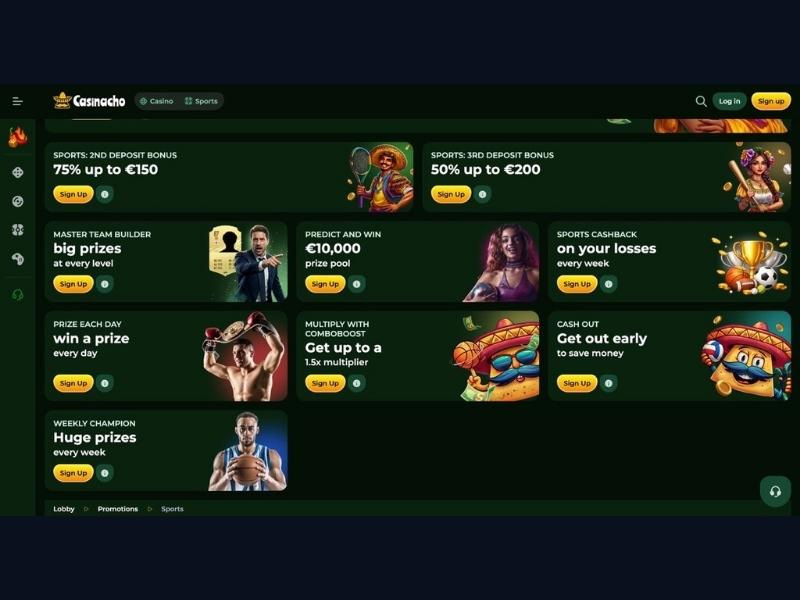 Live casino e gestione del conto da mobile su Casinacho Casino Nacho Casino per l'Italia